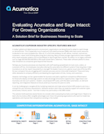 Acumatica vs. Sage Intacct ERP Comparison